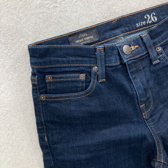 J. Crew Blue Straight Leg Jeans Classic Style - Picture 3 of 10